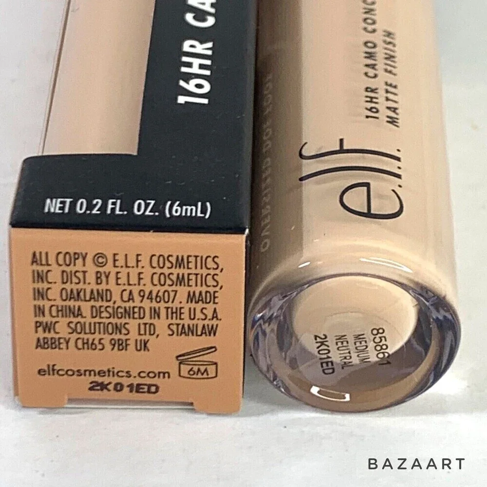 e.l.f. 16HR Camo Concealer Medium Neutral- 0.20 oz/6ml